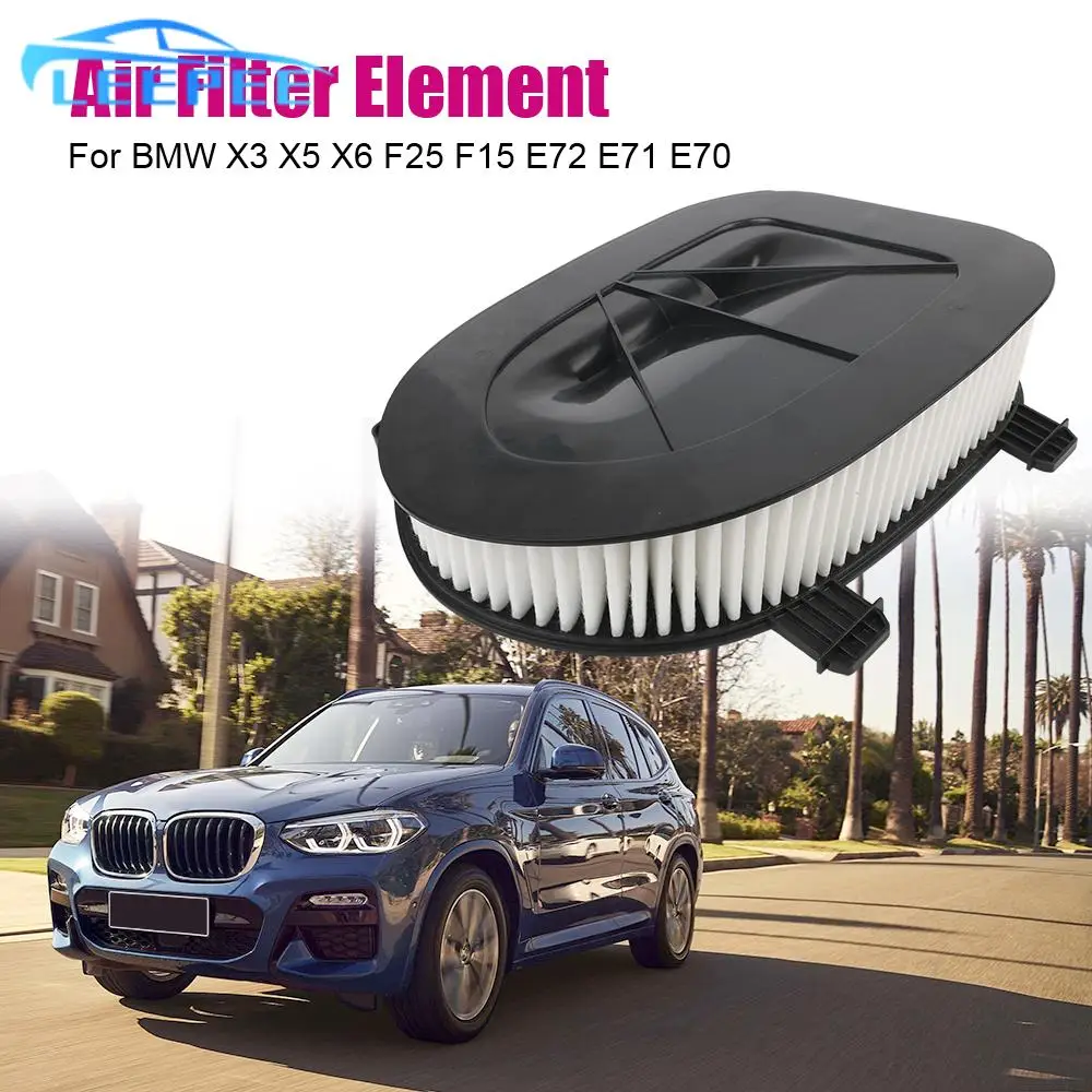 Car Air Filter Element High Quality OEM 13717811026 2.0-3.0L For BMW X3 X5 X6 - £39.00 GBP