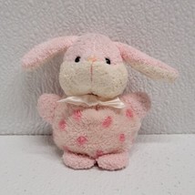 Puffs Pink Baby Bunny Plush - Rare Russ Berrie Soft Mini Beanbag Plush 3.5&quot; - £66.11 GBP