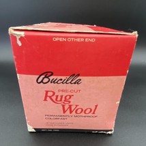 Vintage Bucilla 100% Pure Wool Pre Cut Latch Hook Rug Mothproof NOS Original Box - £26.55 GBP