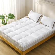 Extra Thick 2Inch Mattress Topper Pillowtop Bed Soft Cover Cooling Matress Pad - £39.05 GBP+