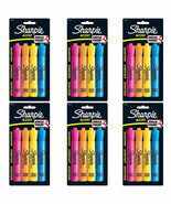 Pack of (6) New Sharpie Accent Tank-Style Highlighters, 4 Colored Highli... - $39.08 CAD