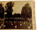 Arlington Cimitero J F Jarvis Antico Stereoscopia Stereograph Foto - £10.69 GBP
