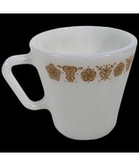 Pyrex Coffee Mug Cup Milk White Glass Butterfly 90s Vintage Oven Microwa... - £18.98 GBP