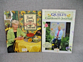 Debbie Mumm Quilt Book lot of 2 Best Loved Quilting Themes Gardeners Journal - £10.50 GBP