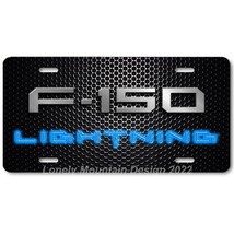 Ford F-150 Lightning Inspired Art on Mesh FLAT Aluminum Novelty License ... - £12.94 GBP
