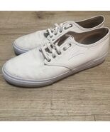 Lakai Oxford White Canvas Skate Shoes Sneakers Low Top Casual Mens Sz 10 - $16.93