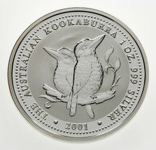 2001 Australia Silver 1oz Kookaburra (BU Condition) KM# 479 - $113.30