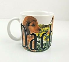 Dachshund Dog Americaware Mug Cup 3D Embossed Raised Relief Spell Out 2013 - £7.96 GBP