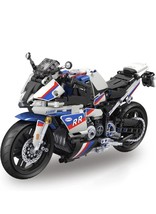 WINNER SPACE STEM Bricks Toys Racing Motorcycle Building Blocks 819 Pieces - £43.41 GBP