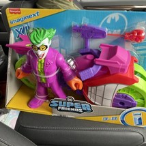 Fisher Price Imaginext XL DC Super Friends Joker &amp; Laff Cycle Toy NIB NEW - £22.14 GBP