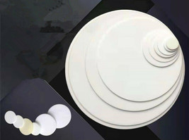High Purity 95% Alumina Aluminum Oxide Ceramic Round Plate Sheet Thermal... - $11.78+