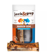 Jack&amp;Pup Premium Grade Roasted Beef Marrow Bone Treats (2 Pack) – 6” Long - $27.15 CAD