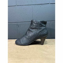 Gentle Souls by Kenneth Cole Black Leather Ankle Boots Wmns Sz 9 M - £28.13 GBP