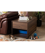 Bethel Walnut Brown Finished Cat Litter Box Cover House - €94,84 EUR