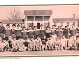 YMCA Boys Football Teams Scene Postcard Highland Park Texas - £11.05 GBP