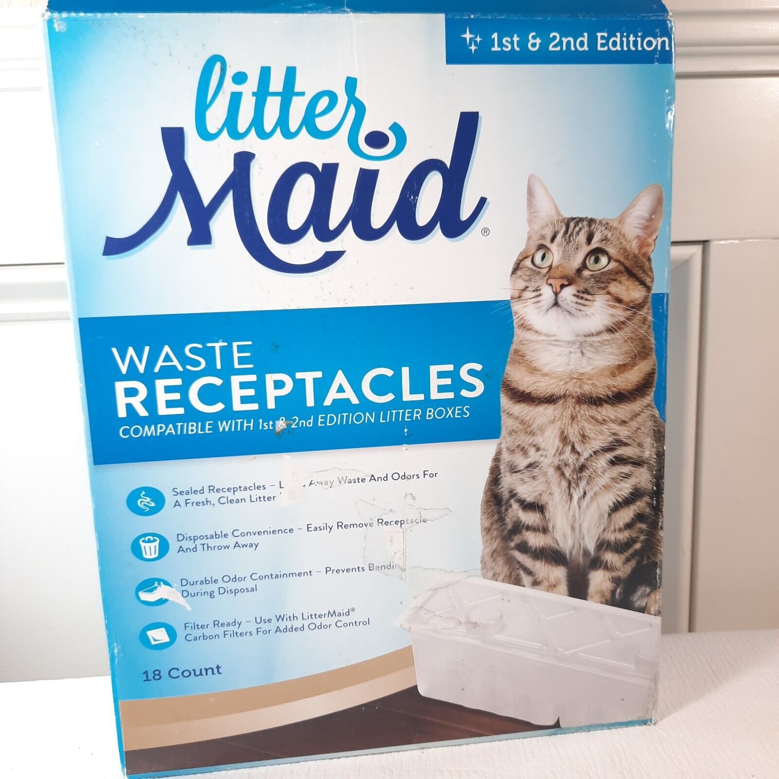LitterMaid 1st and 2nd Edition Waste Receptacles Cat Litter Box 17