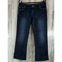 Grace In LA Womens Jeans Size 15 (34x29) Mid Rise Straight Leg READ - $19.77