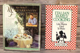 Italian Family Cooking Like Mamma Used To Make &amp; Mediterran EAN Flavors Cookbooks - £10.98 GBP
