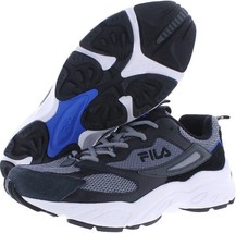 Fila Men’s Envizion Running Walking Casual Shoes Size:10M Color:Grey/Black/Blue - £47.74 GBP