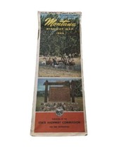 1949 Montana Highway Travel Map, State Highway Commission - £2.34 GBP
