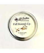 McIntire Saddlery 8 Ounce Hand Poured Soy Blend Candle in Tin- Fall Roun... - £15.39 GBP