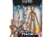 Marvel Legends Thor: Love and Thunder Groot 6&quot; Figure with Korg BAF NIB - £11.76 GBP