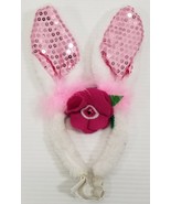 MM) Wag-a-Tude SimplyShe Small Dog Easter Bunny Ears Halloween Costume - £4.68 GBP