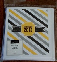 Gartner Studios Pack of 10 Note Cards - Class of 2013 -  BRAND NEW IN PACKAGE - £3.93 GBP
