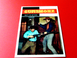 1958 Topps Tv Westerns Gunsmoke Matt In Action #9 Nm / Mint Or Better - $39.99