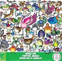 Ceaco Awkward Family Jigsaw Puzzle - 750pc ANIMAL JAM BIRDS - $16.69