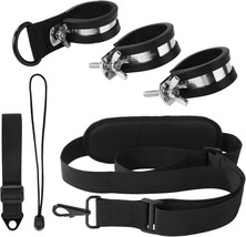 Long Trimmer Strap With 3 Pcs Stainless Steel Shaft Clamps, Shoulder Str... - $29.94
