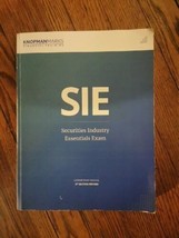 SIE Knopman Marks Securities Industry Essentials 3rd Edition Revised Exa... - £11.62 GBP