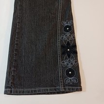 Faded Glory Stretch FG17271B Bootcut Women's Black Denim Jeans Size 18 (37×30.5) image 3