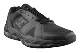 DC Shoes Men&#39; s Unilite Flex Trainer Pitch Black Running shoes Sneakers ... - $36.78