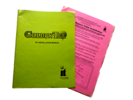 Golden Tee Fore Original Installation Service Manual Golfing Video Game Bulletin - £12.68 GBP