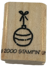Stampin Up Rubber Stamp Christmas Ornament Small Tiny Winter Holidays Border - £2.34 GBP