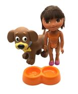 Dora The Explorer 6&quot; Doll 2005 &amp; 4.5&quot; Dog  Perrito 2003 - $12.56 CAD