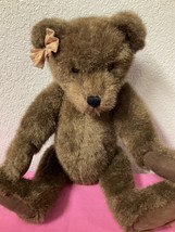 Vintage Brown Vermont Teddy Bear Jointed Teddy Bear Articulated Legs Mov... - $175.00