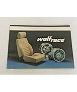 Vintage wolf race wheels catalog brochure car parts publications wheels ... - $28.66
