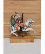 Vintage Carousel Horse Christmas Santa 1987 Willitts Inc - £30.01 GBP