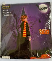 Track Or Treat Street Boys Wizard Costume Size 10-12 Harry Potter Style New - $14.80