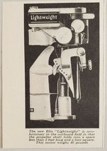 1929 Magazine Photo Elto Lightweight Outboard Motors with Folding Propellers - £7.22 GBP