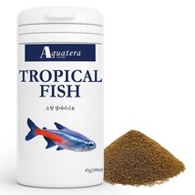 Aqua Terra Premium High-Protein Small Tropical Fish Food, 45g, 1 pc - £15.90 GBP