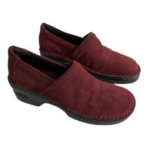 BOC Born Womens Shoes Size/38 7 Mules Burgundy Slip On Corduroy Comfort Normcore - £17.59 GBP