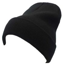 Black - 6 Pack Winter Beanie Knit Hat Skull Solid Ski Hat Skully Hat  - $48.00