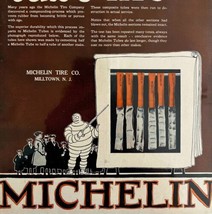 Michelin Man Tires Tubes 1918 Advertisement Automobilia Transportation Art DWX9 - £31.23 GBP