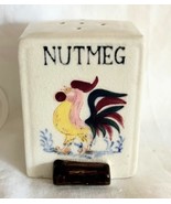 Vintage Fred Roberts Rooster Ceramic Nutmeg Apothecary Replacement Jar J... - $10.81 CAD