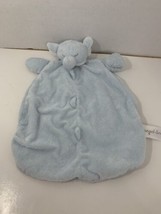 Angel Dear plush blue elephant small baby security blanket lovey toy - $9.89