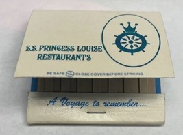 SS Princess Louise Restaurants California CA Matchbook - £7.82 GBP