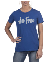 Top of the World Women&#39;s Modern Fit Blue T-Shirt Air Force Falcons Small... - £9.19 GBP